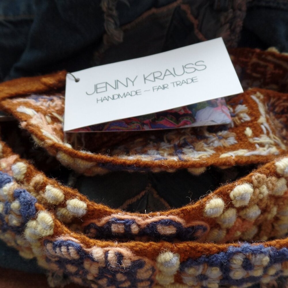 Jenny Krauss Belt EMBRODIERED &Fabric NWT L/XL - Picture 8 of 10